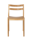 Krzesło drewniane dębowe Boda Dining Chair - Natural Oak - Ferm Living