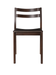 Krzesło drewniane buk ciemny - Boda Dining Chair - Dark Stained Beech - Ferm Living