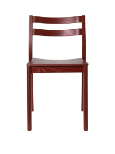 Krzesło drewniane  czerwono-brązowe - Boda Dining Chair - Red Brown - Ferm Living 
