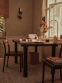 Krzesło czerwono-brązowe - Boda Dining Chair - Red Brown - Ferm Living