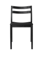 Krzesło drewniane czarne - Boda Dining Chair - Black - Ferm Living