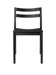 Krzesło drewniane czarne - Boda Dining Chair - Black - Ferm Living  