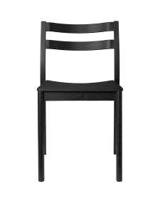 Krzesło drewniane czarne - Boda Dining Chair - Black - Ferm Living  