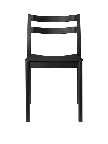 Krzesło drewniane czarne - Boda Dining Chair - Black - Ferm Living