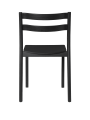 Drewniane czarne krzesło - Boda Black - Ferm Living