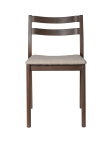 Krzesło miękkie bouclé - Boda Dining Chair - Seat Uph - Soft Bouclé - Beech/Natural - Ferm Living 