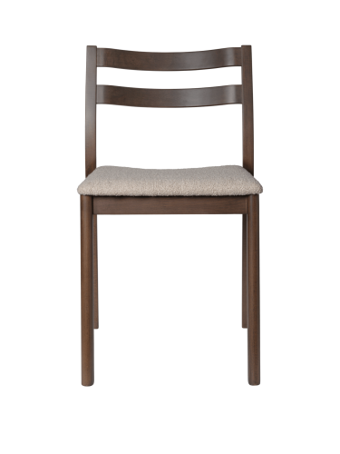 Krzesło miękkie bouclé - Boda Dining Chair - Seat Uph - Soft Bouclé - Beech/Natural - Ferm Living