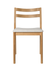 Krzesło miękkie Staple - Boda Dining Chair - Seat Uph - Staple - Nat Oak/Off-white - Ferm Living  
