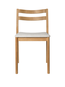 Krzesło miękkie Staple - Boda Dining Chair - Seat Uph - Staple - Nat Oak/Off-white - Ferm Living  
