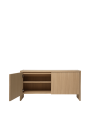 Parcel Hallway Cabinet - H110 - Dark Stained Oak - Ferm Living