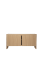 Dąb naturalny - Parcel Hallway Cabinet - H110 - Dark Stained Oak - Ferm Living
