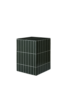 Betonowy Stolik pomocniczy Pillar Side Table - Dark Green - Ferm Living 