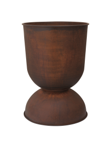 Doniczka Hourglass L - Hourglass Pot Large Rust- Ferm Living (1)