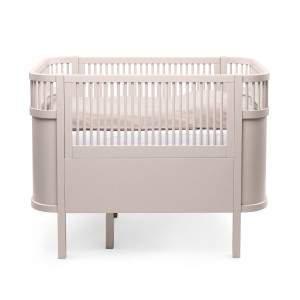 Łóżeczko Sebra Bed  Baby & Jr., Beżowe - Birchbark Rose - Sebra 