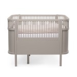 Łóżeczko Sebra Bed Baby & Jr., Ciemnobeżowe - Jetty Beige - Sebra 