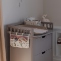 Organizer przy przewijaku, z 3 kieszeniami, 3-Pocket Nursery Organizer - Sebra