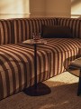 Stolik z trawertynu, Plyo Accent Table - Dark Grape, Ferm Living