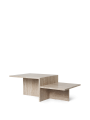Stolik kawowy Distinct Coffee Table - Travertine - ferm living