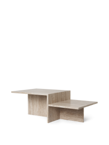 Stolik kawowy Distinct Coffee Table - Travertine - ferm living 