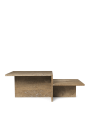 Dark Brown Travertine - ferm living