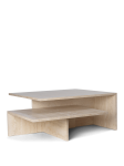 Stolik kawowy podwójny, Distinct Grande Duo Travertine - ferm living
