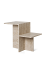 Stolik kawowy Distinct Side Table - Travertine - ferm living