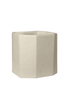 Doniczka Staffa Planter - H45 - Ivory - ferm living 