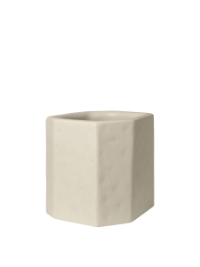 Doniczka betonowa Staffa Planter - H36 - Ivory - ferm living