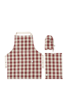 Fartuszek kuchenny z rękawicą dla dzieci - Bothy Kids Kitchen Set - Ferm Living
