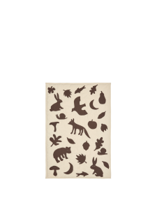 Kocyk zagajnik, Lunden Blanket , czekoladowy- Ferm Living 