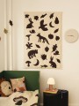 Lunden Blanket, Off-white/Dark Chocolate - Ferm Living