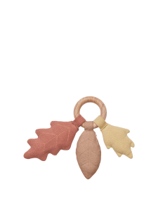 Grzechotka liście różowe - Leaf Rattle Rose - Ferm Living