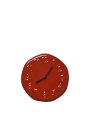 Zegar ścienny Ceramiczny – Loopi Wall Clock - Ferm Living