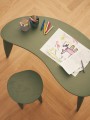 Zielony stołek Feve Kids zielony - Ferm Living