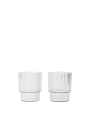 Kubki Ripple dla dzieci - białe, Ferm Living