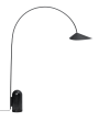 Arum lampa podłogowa z łukowatym ramieniem - Arum Arched Floor Lamp Black - Ferm Living