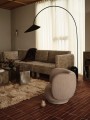 Arched Floor Lamp  Arum Black - Ferm Living