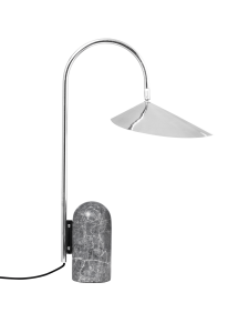 Lampa stołowa Arum, stal nierdzewna - Arum Table Lamp, Stainless Steel - ferm living