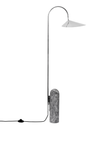 Lampa podłogowa Arum, stal nierdzewna - Arum Floor Lamp, Stainless Steel -Ferm Living 