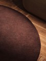 Stille Tufted Rug - Ø240 - Dark Pecan, Ferm Living