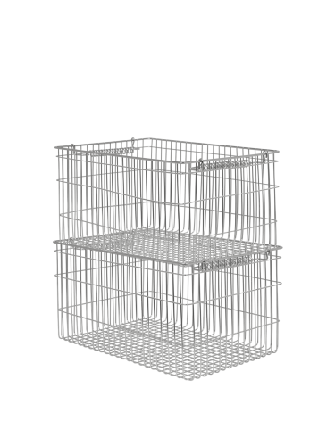 Koszyki Cala ze stali nierdzewnej - Stainless Steel - Ferm Living