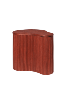 Stolik ze schowkiem Isola czerwony – Isola Storage Table Oxide Red - Ferm Living