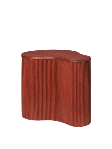 Stolik ze schowkiem Isola czerwony – Isola Storage Table Oxide Red - Ferm Living