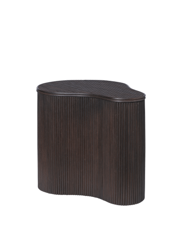 Stolik ze schowkiem Isola czarny – Ferm Living