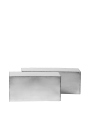 Stoliki kawowe Ferra, stal nierdzewna -Ferra Coffee Tables - Stainless Steel - Ferm Living