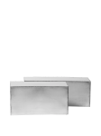 Stoliki kawowe Ferra, stal nierdzewna -Ferra Coffee Tables - Stainless Steel - Ferm Living