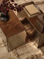 Stoliki kawowe Ferra, stal nierdzewna - Ferm Living