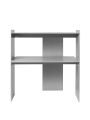 Stolik boczny Lager z aluminium - Lager Low Trolley with Drawer, Aluminium - Ferm Living