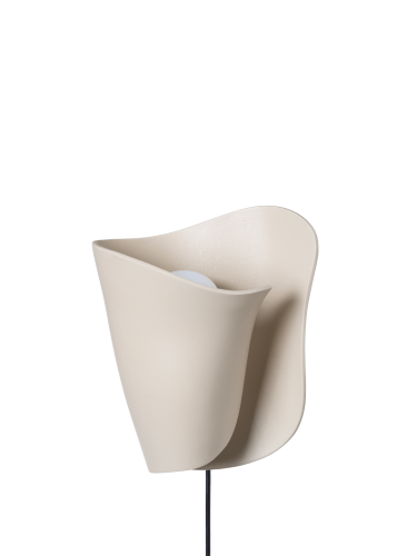 Kinkiet Oyster kaszmirowa - Oyster Wall Sconce Light Cashmere - Ferm Living
