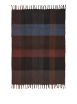 Koc z moheru Blur - Blur Mohair Blanket - Dark Chocolate/Oxide Red - Ferm Living